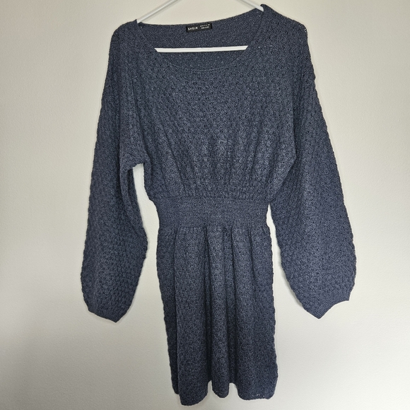 🥳 HP 🥳 Shein Sweater Dress Sz M - Picture 3 of 5